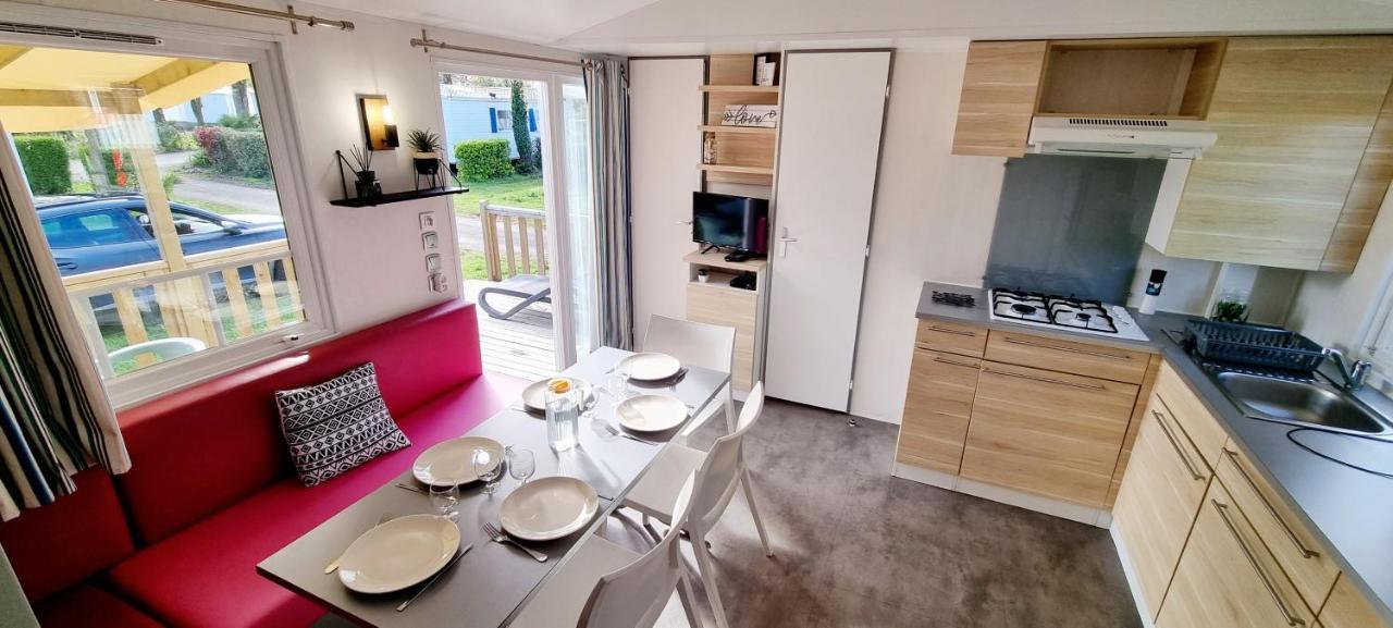 Mobil-Home 6 Personnes - Bretagne - Piscine - Plage Trégunc Eksteriør billede